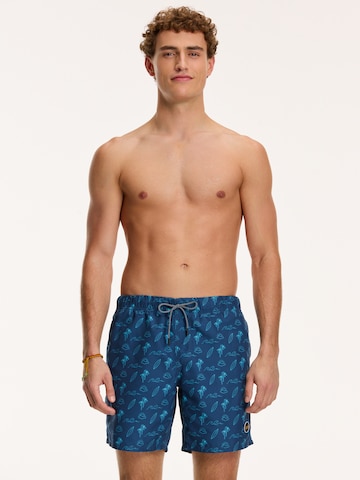 Shiwi Kratke kopalne hlače 'SUMMER SURF' | modra barva: sprednja stran