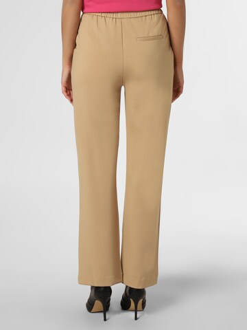 Ipuri Boot cut Pleated Pants in Beige