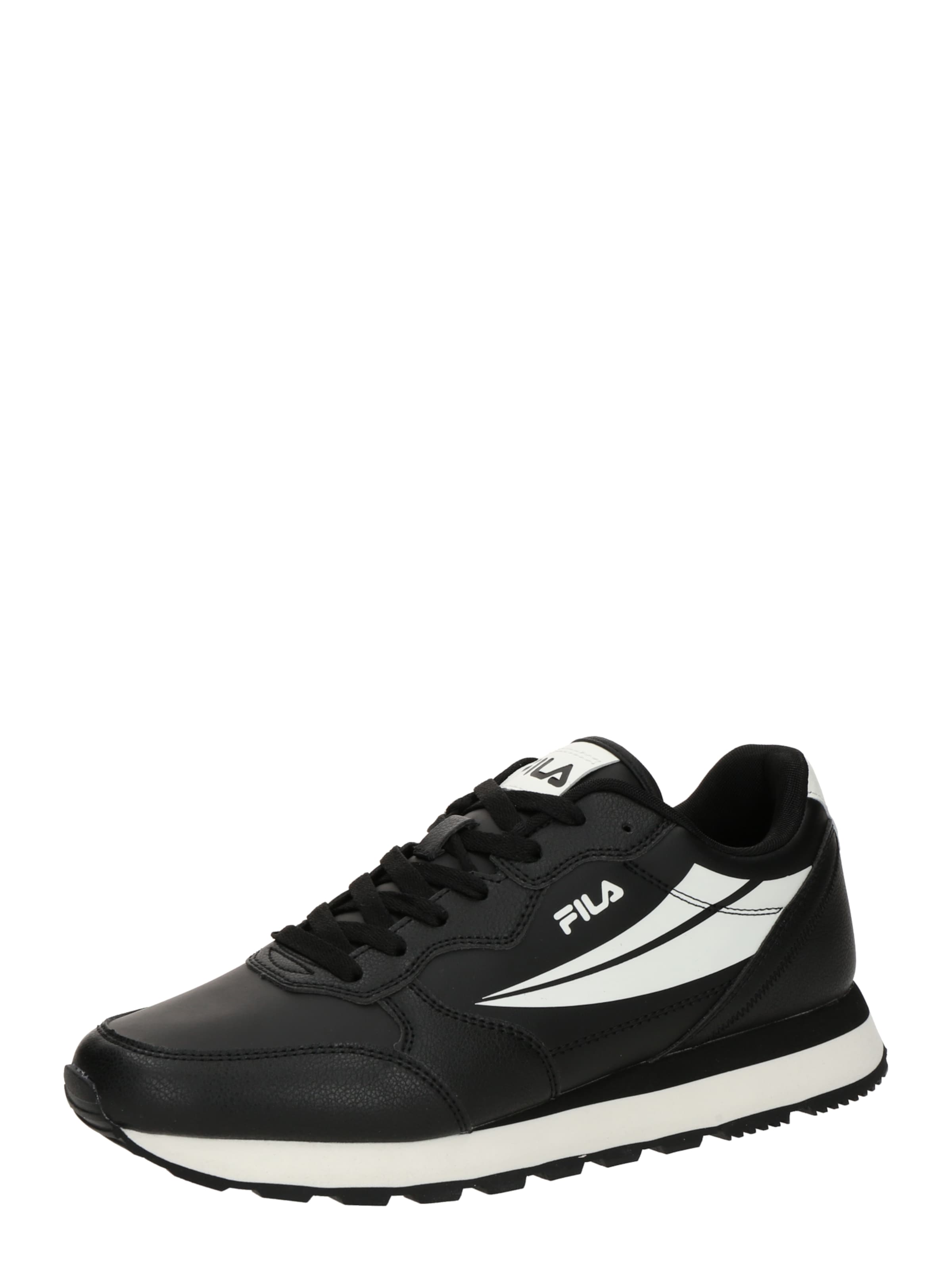 FILA Baskets basses 'HYPERT' en noir / blanc, Vue avec produit