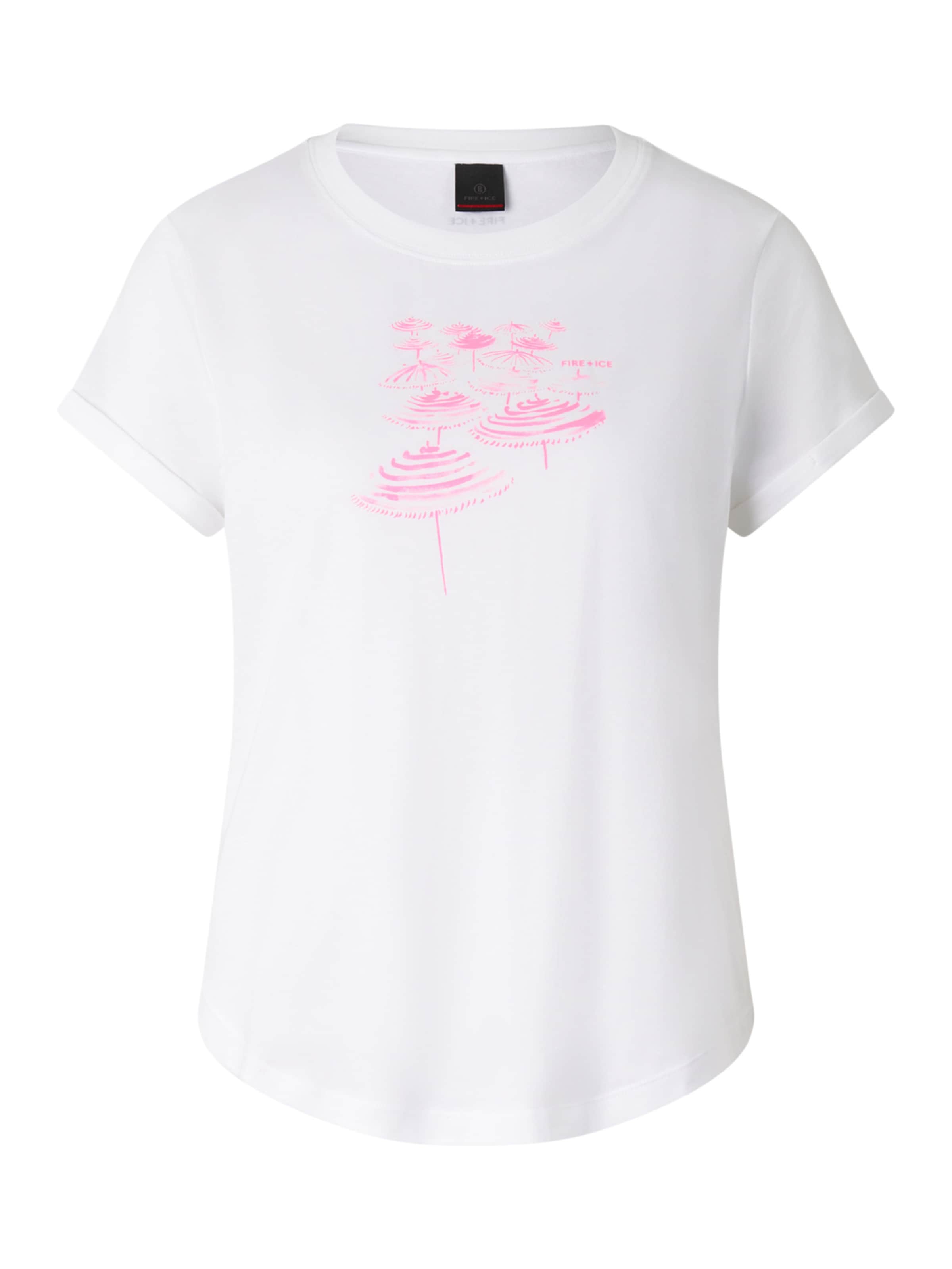 Bogner Fire + Ice T-Shirt 'Debra' in Weiß: Vorderseite