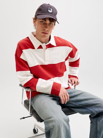 JACK & JONES - Sudadera en rojo