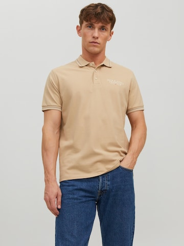 JACK & JONES Shirt 'Archie' in Beige: voorkant