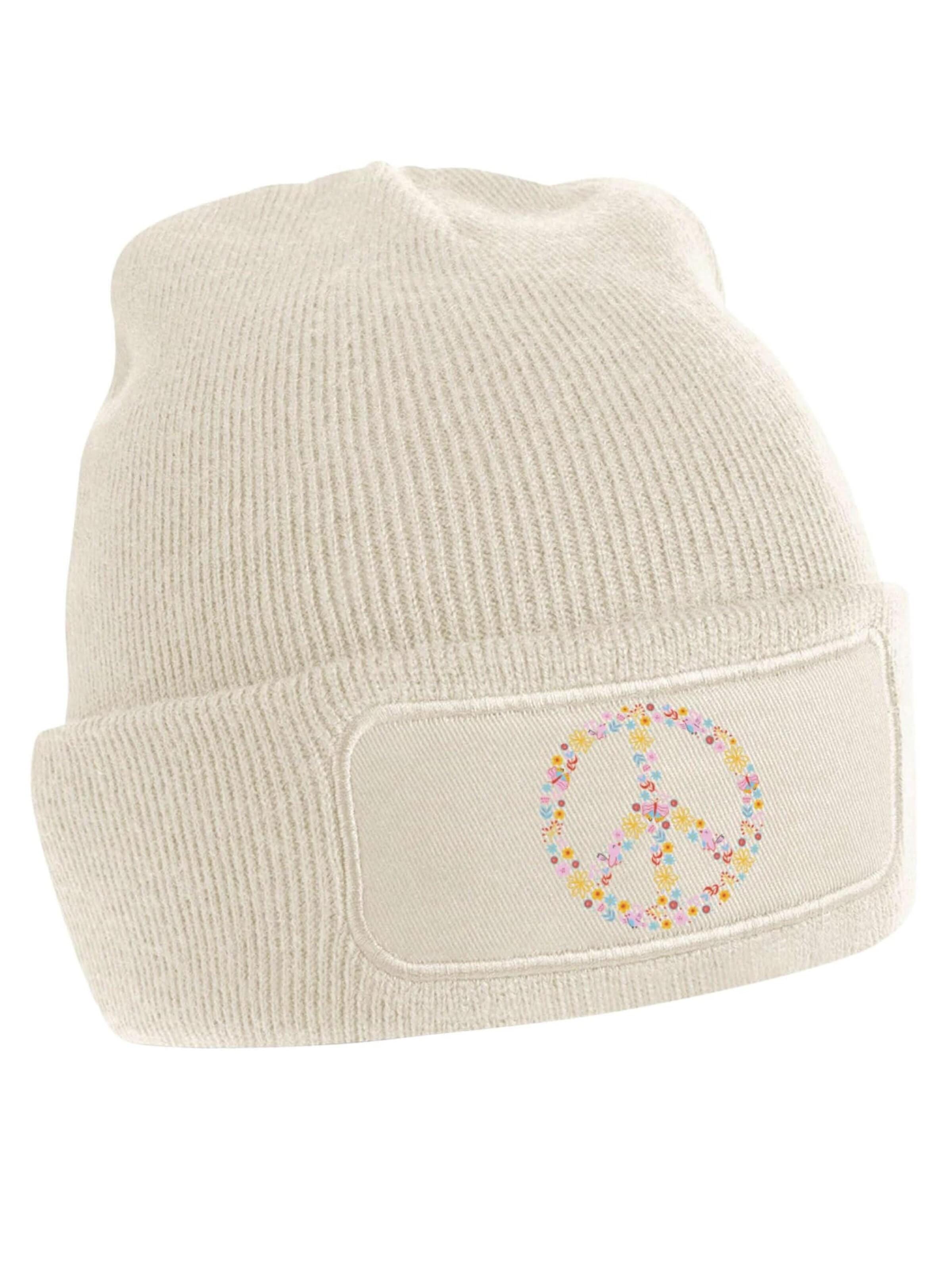 Youth Designz Mütze 'Peace'‌‌‌‌‌ in Beige