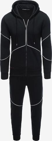 Ombre Tracksuit 'Z60' in Black: front