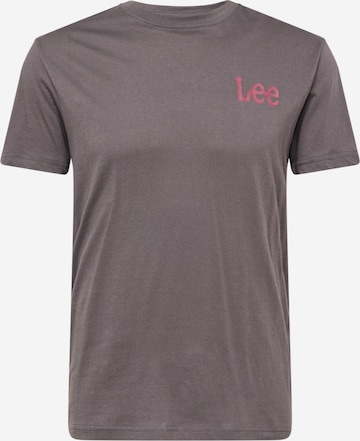 Lee T-Shirt 'MEDIUM WOBBLY' in Grau: predná strana