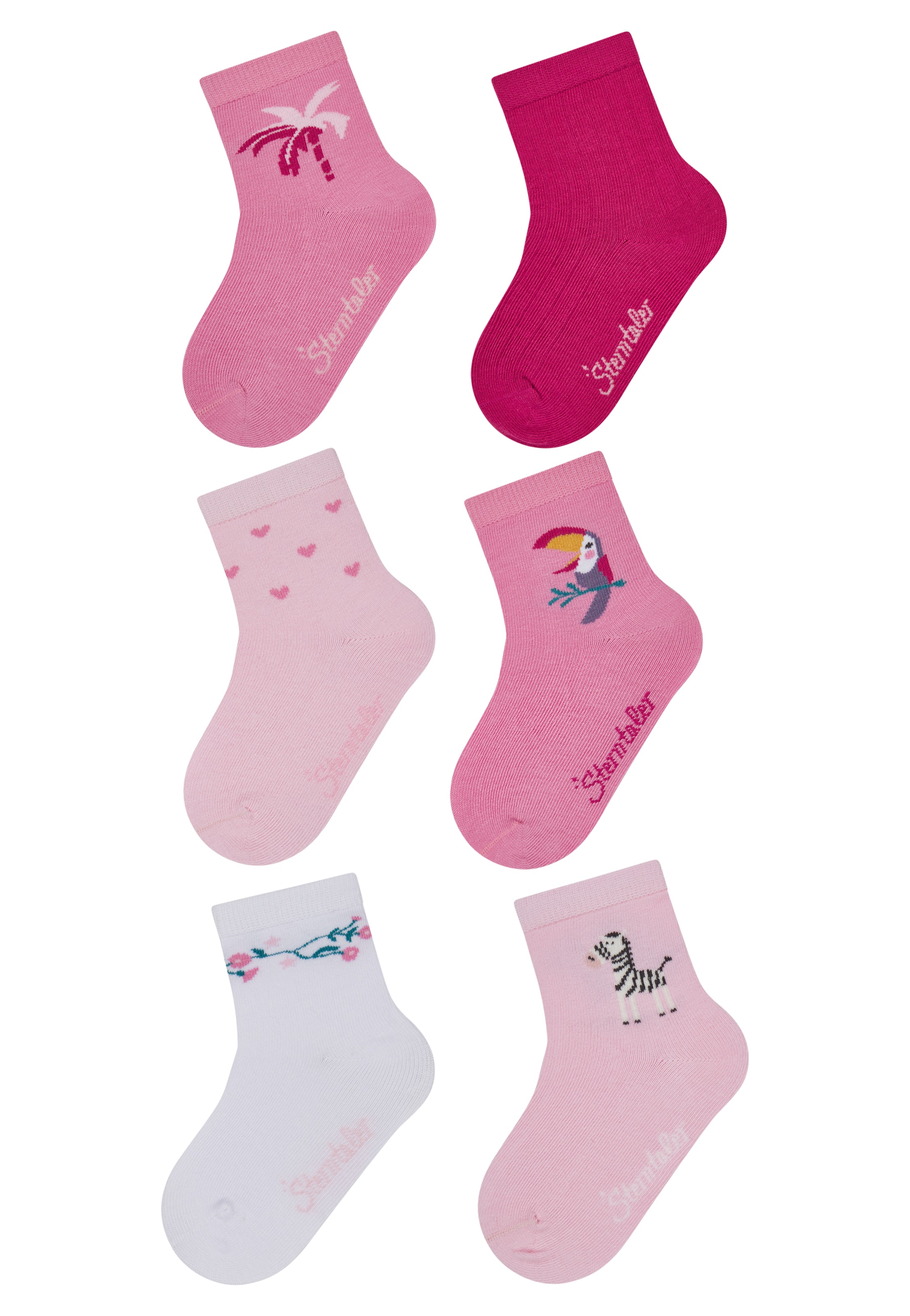 STERNTALER Socks in Pink: front