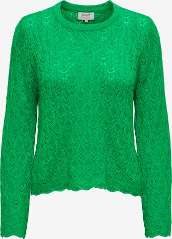 Pull-over 'ALVI' ONLY en vert : devant