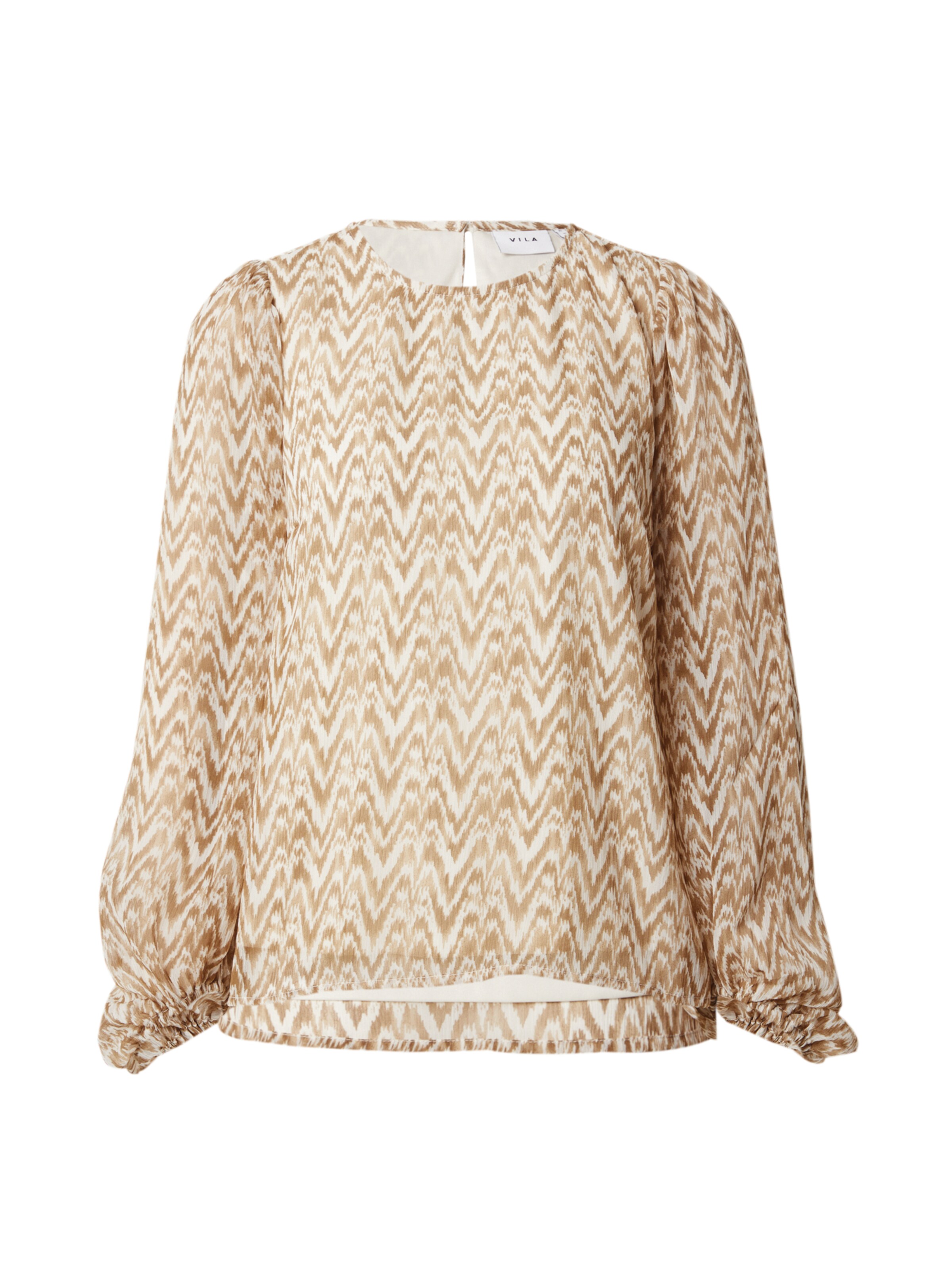 VILA Blus 'FALIA' i beige: framsida