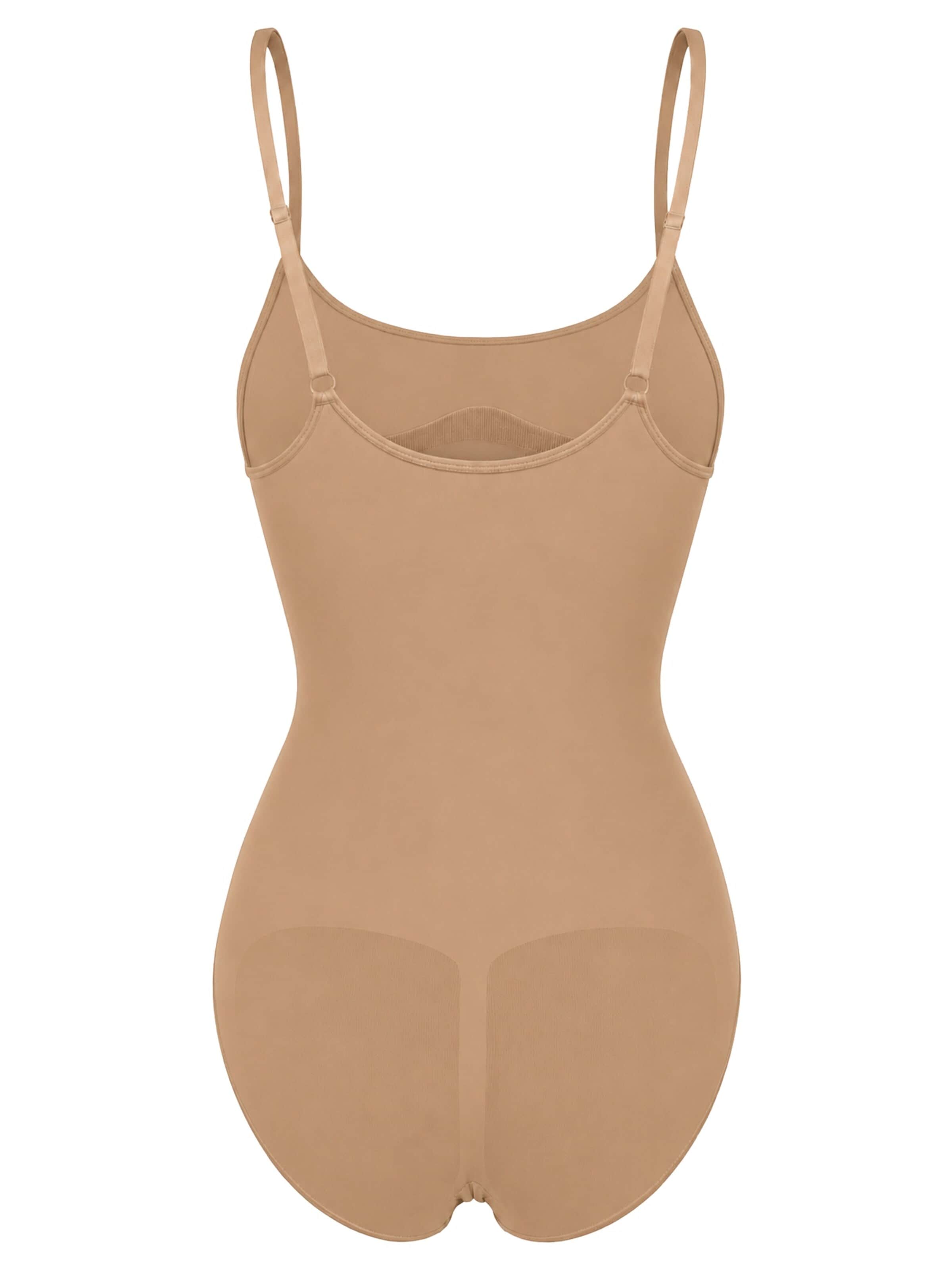 Body modellante 'Cami Sculpting Bodysuit with Slip' di cfab in beige