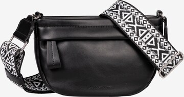 TOM TAILOR Crossbody Bag 'Palina' in Black: front