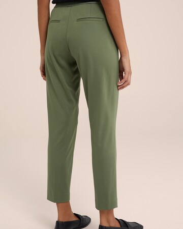 Slimfit Pantaloni con piega frontale di WE Fashion in verde