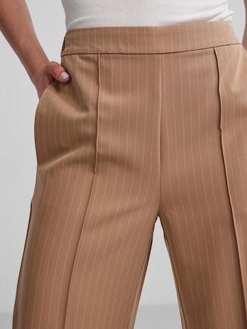 PIECES Loose fit Pants 'PCBOZZY' in Brown