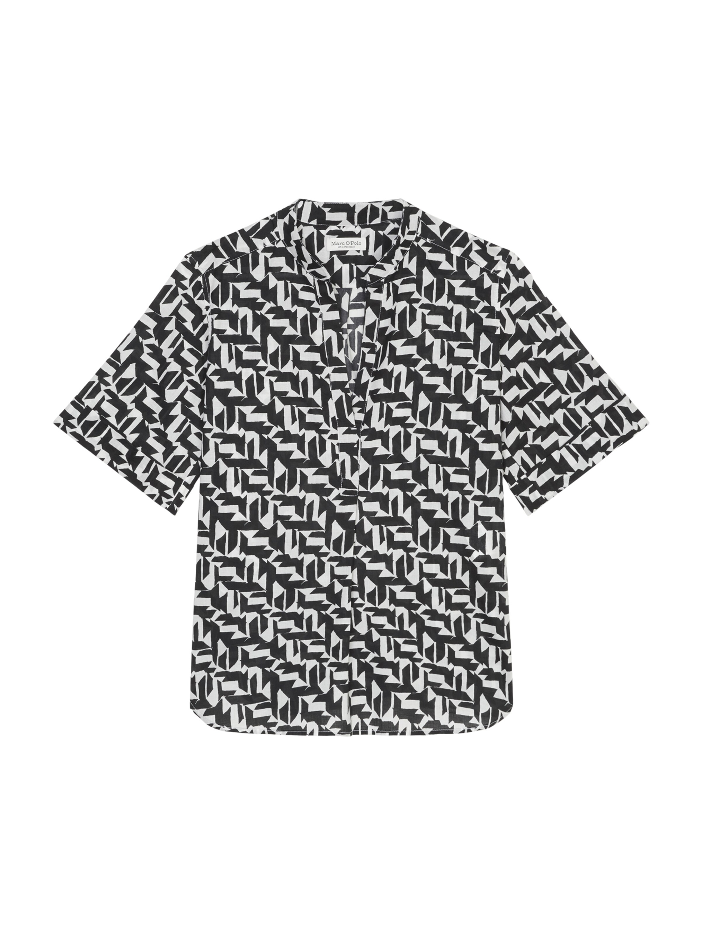 Marc O'Polo Bluse in Schwarz: Vorderseite