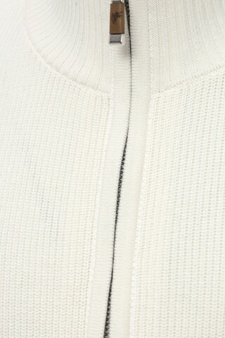 DENIM CULTURE Knit Cardigan 'BRANDON' in White