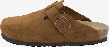 ROHDE Clogs 'Alba' in Braun: Vorderseite