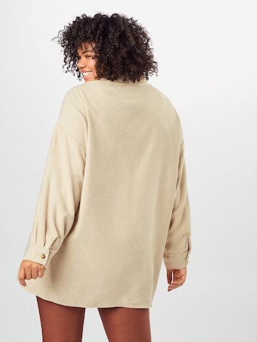 Veste mi-saison Noisy May Curve en beige