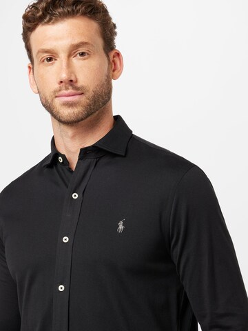 Polo Ralph Lauren Regular Fit Hemd in Schwarz