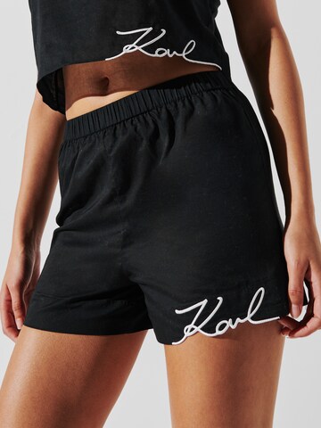 Karl Lagerfeld Badshorts i svart