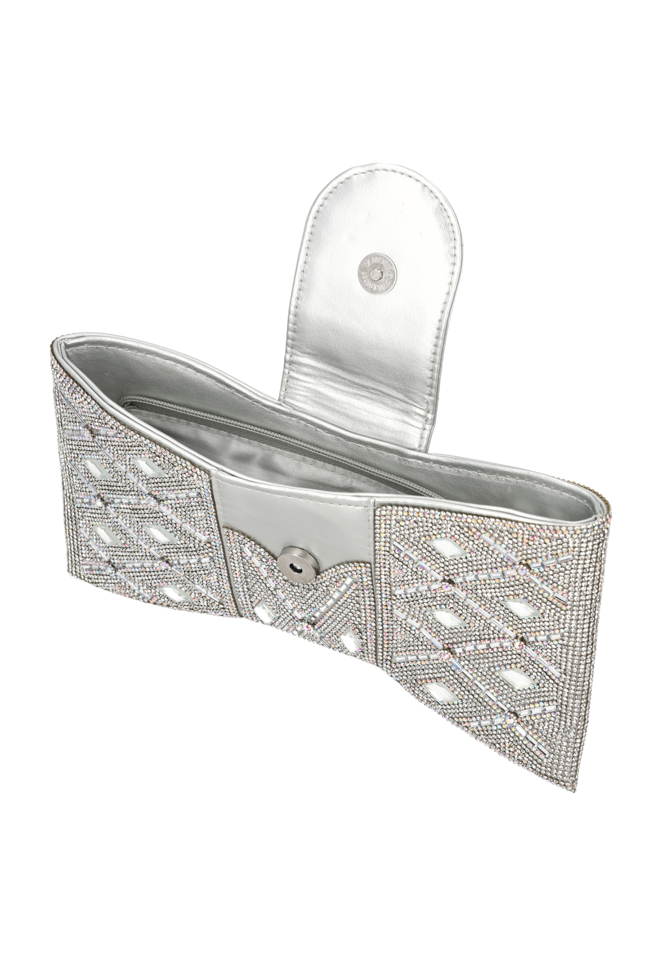 Pochette usha BLACK LABEL en argent