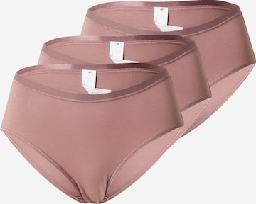 Slip SLOGGI en marron : devant