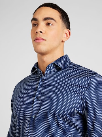 OLYMP Slim fit Business shirt in Blue