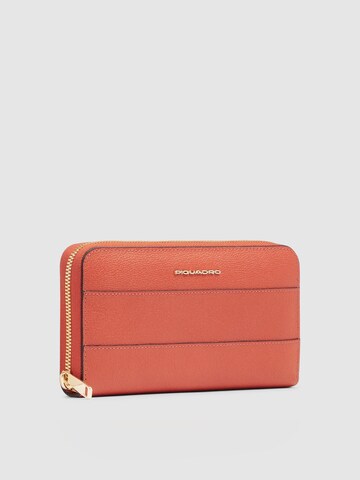 Porte-monnaies Piquadro en orange : devant
