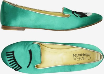 Chiara Ferragni Ballerina 36,5 in Grün: Vorderseite