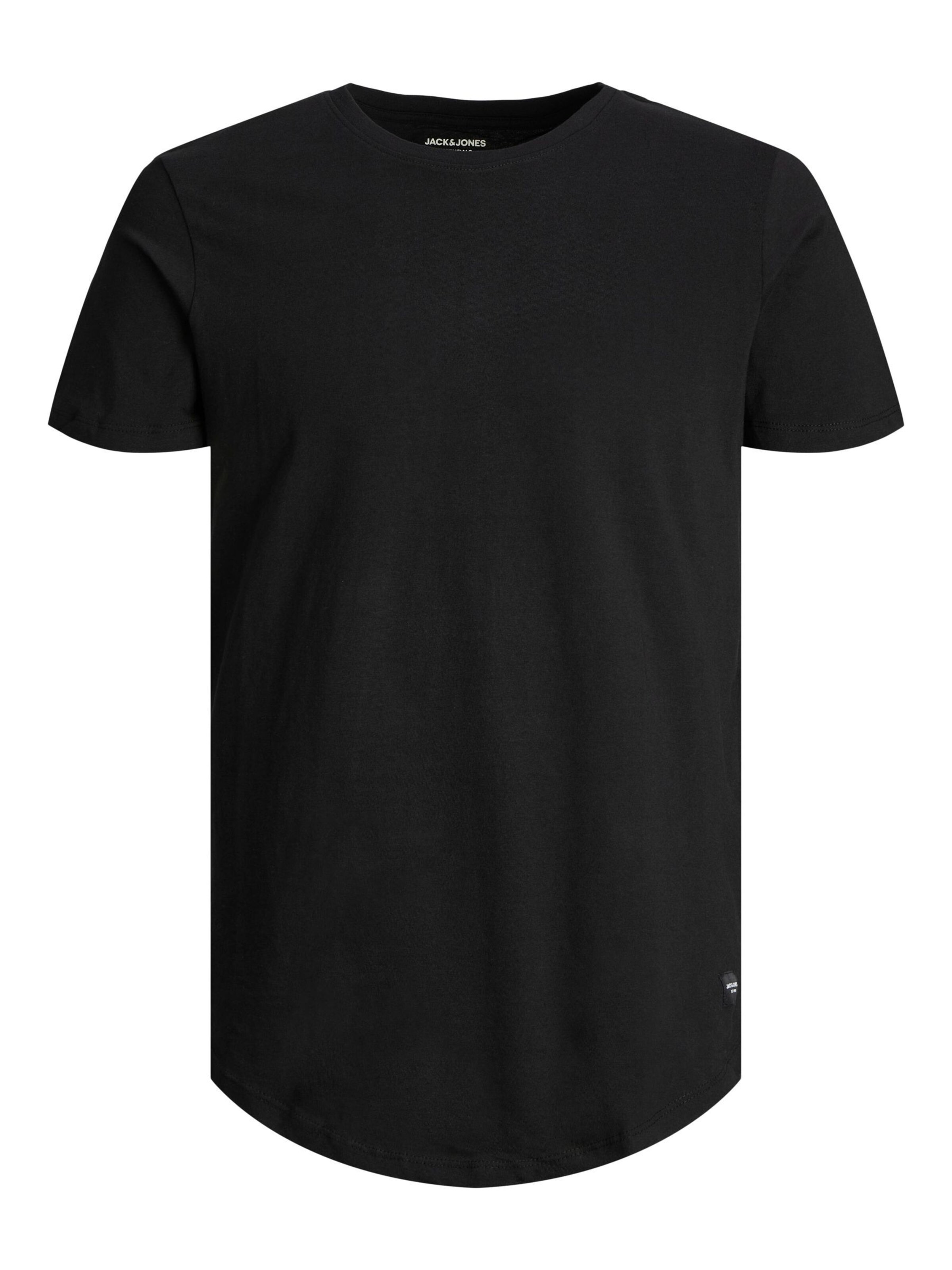 Coupe regular T-Shirt 'JJENoa' JACK & JONES en noir : devant
