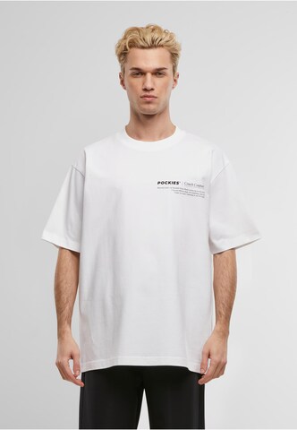 Pockies Shirt in Wit: voorkant
