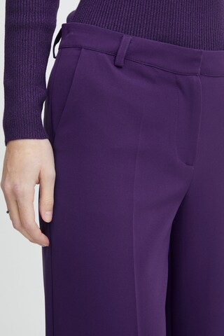 ICHI Loose fit Pants 'Lexi' in Purple