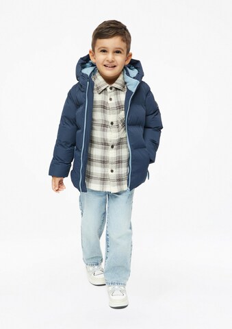 s.Oliver Winterjas in Blauw: voorkant