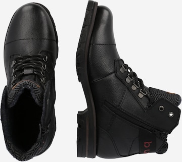 bugatti Lace-Up Boots 'Scipio' in Black