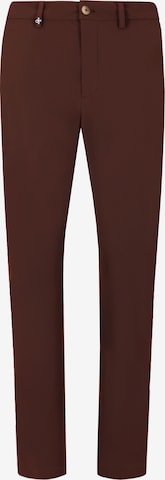 Distretto12 Hose ' T. ACTIVE. ' in Braun: Vorderseite