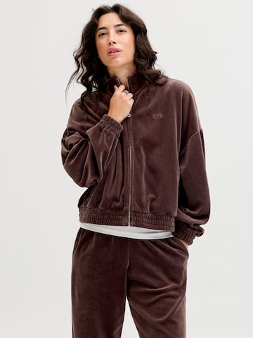 Cardigan 'JXSnookie' JJXX en marron : devant