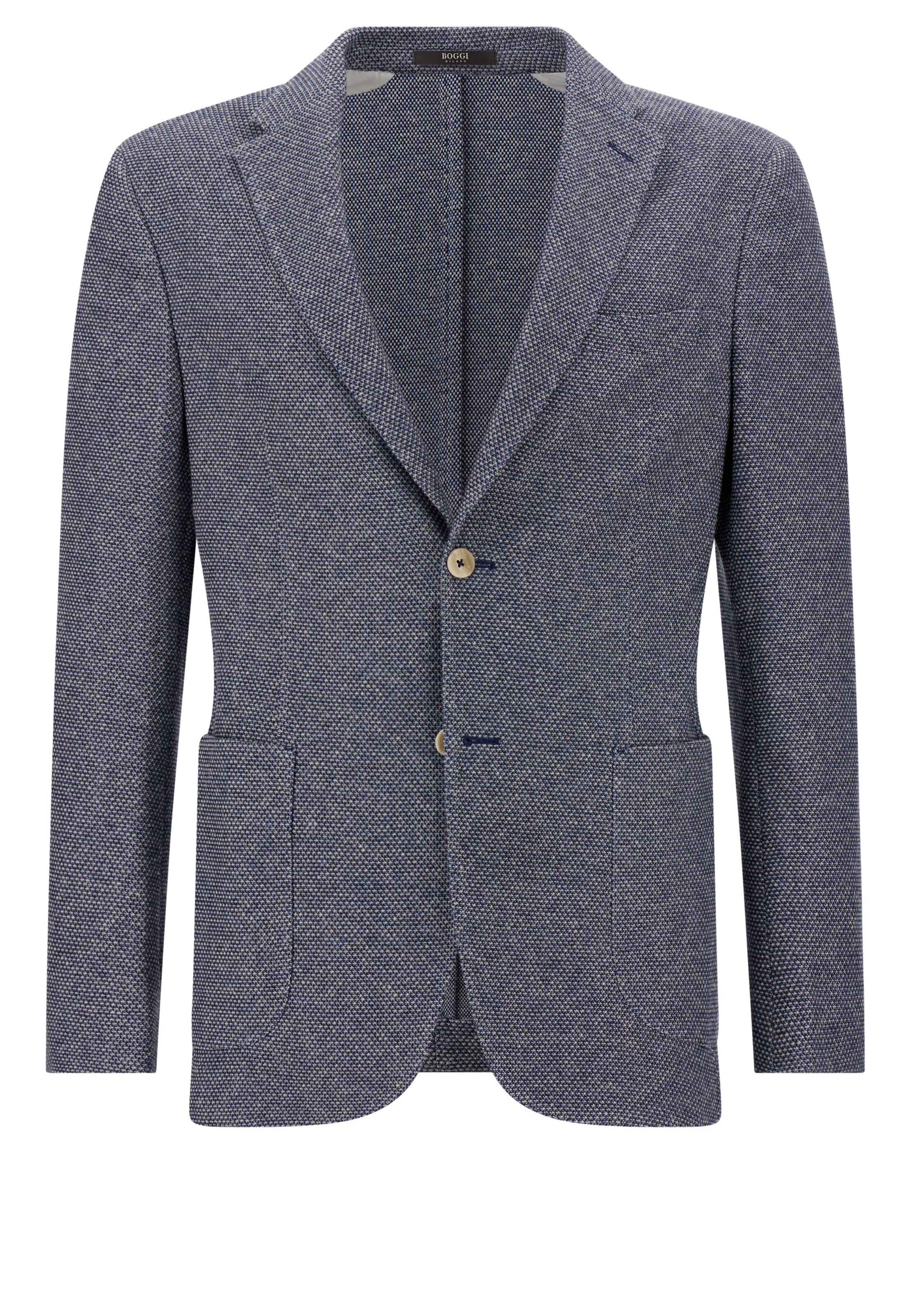 Boggi Milano Regular fit Ανδρικό σακάκι σε μπλε: μπροστά