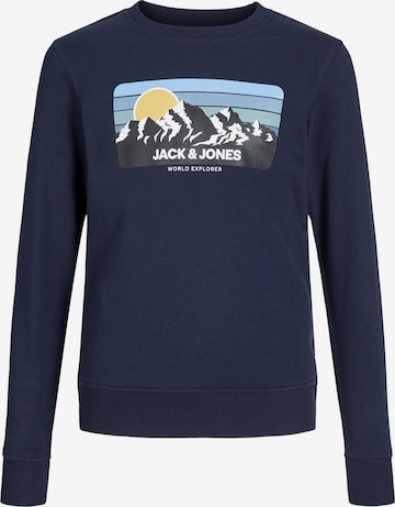 Jack & Jones Junior Sweatshirt in Blue: front