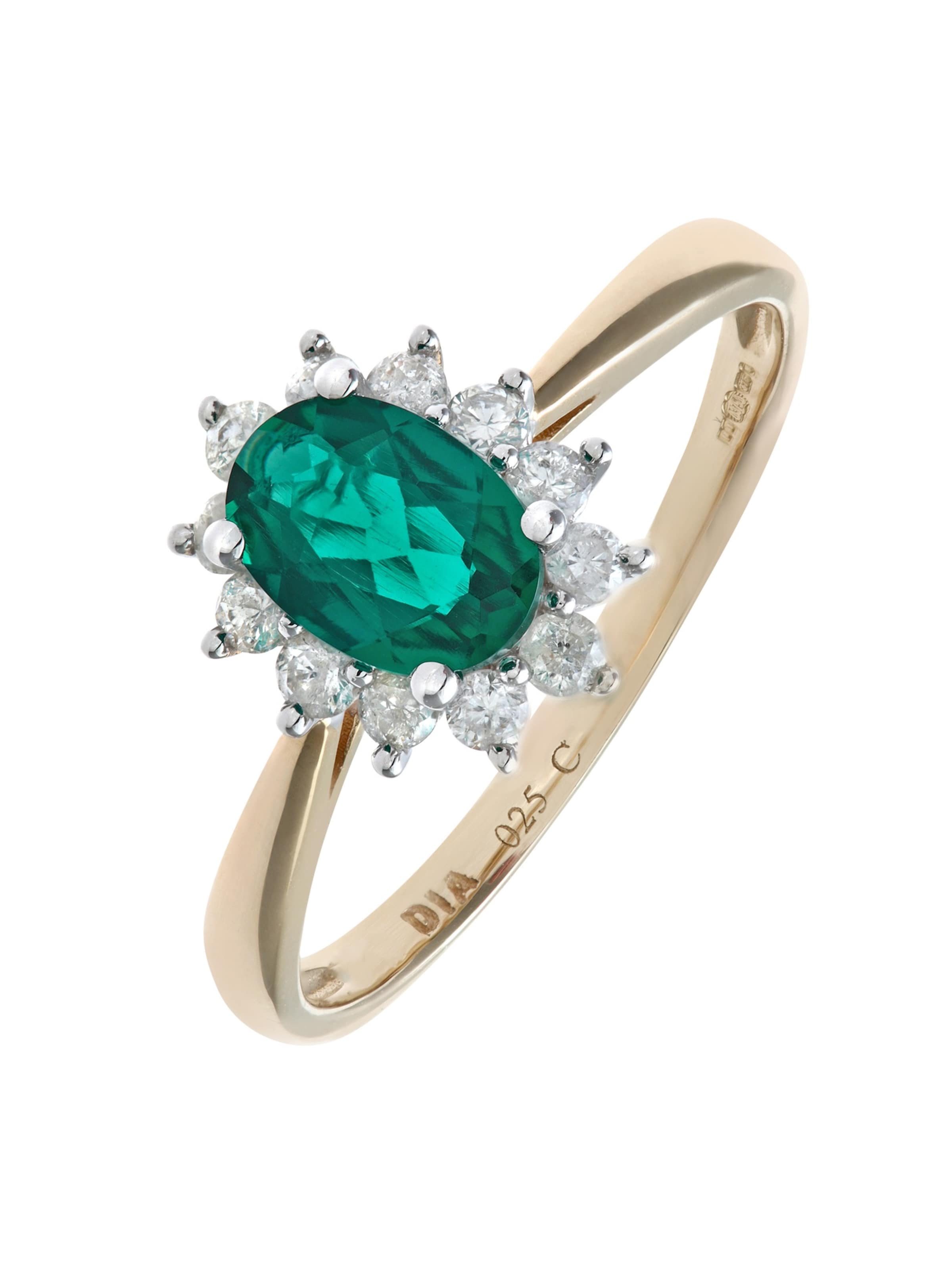 DIAMANT LETERNEL Ring in Gold: front