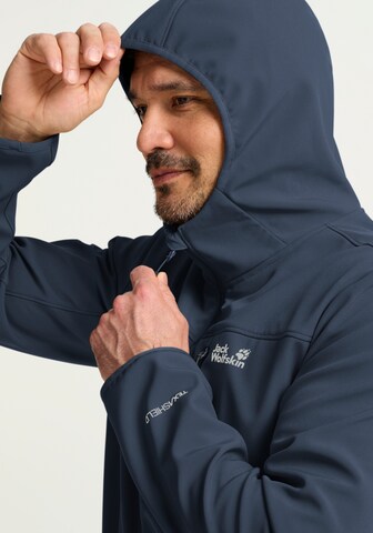 JACK WOLFSKIN Fleece Jacket in Blue