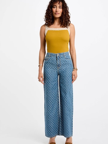 Morgan Wide leg Jeans '252-PSTEL' in Blauw