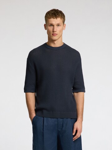 Pull-over 'COLTON' SELECTED HOMME en bleu : devant