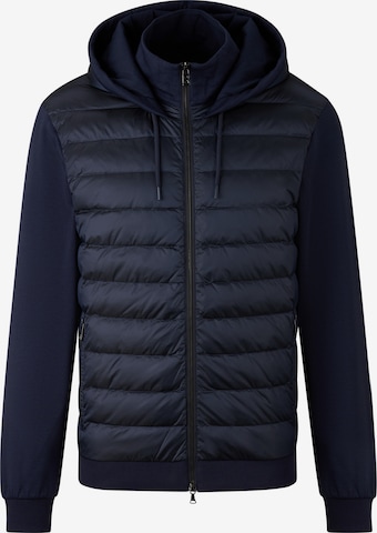 BOGNER Sweatjacke 'Sven' in Blau: Vorderseite