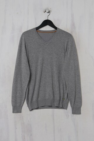 UNBEKANNT Pullover L in Grau: predná strana