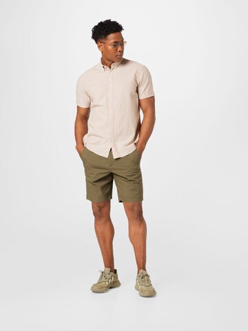 HOLLISTER Normální Chino kalhoty – zelená