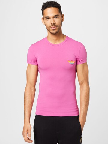 rožinė Emporio Armani Marškinėliai: priekis