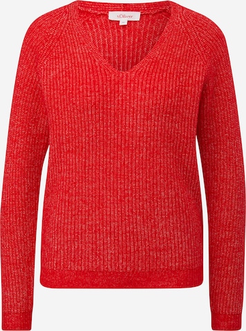 s.Oliver Sweater in Red: front