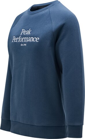 PEAK PERFORMANCE Sweater 'Crew' in Blue