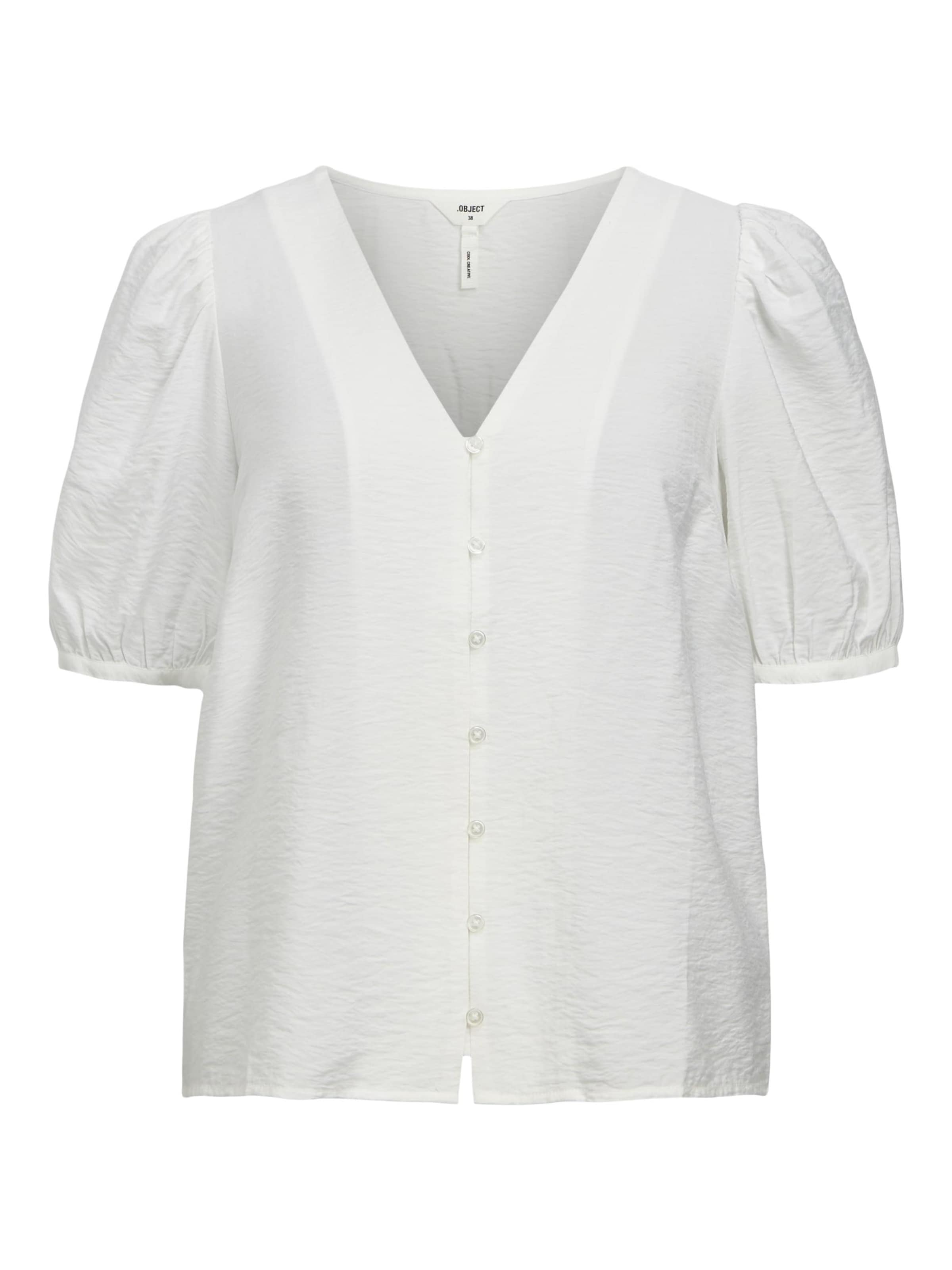 OBJECT Bluza 'JACIRA' | bela barva: sprednja stran