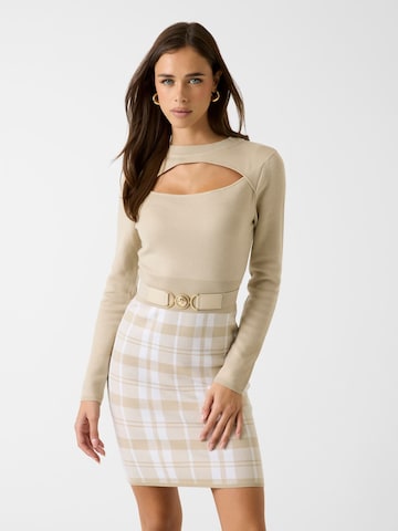 GUESS Dress in Beige: front