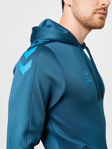 Hummel Αθλητική μπλούζα φούτερ σε μπλε