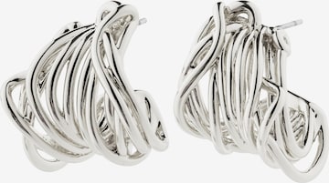 Boucles d'oreilles 'Pamela' Pilgrim en argent : devant